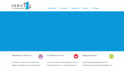 Desktop Screenshot of indusys.de