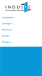 Mobile Screenshot of indusys.de