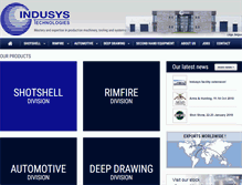 Tablet Screenshot of indusys.be